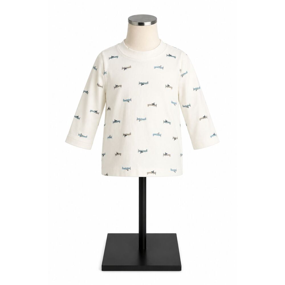 Carter's Airplane Print Long Sleeve Shirt 12 Months